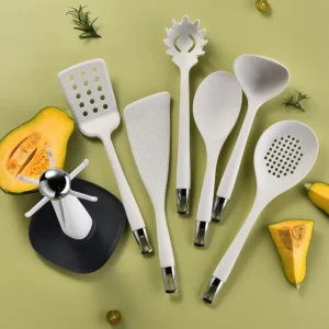 7Pcs Silicone Kitchen Utensils Scraper Spatula Cooking Tool Sets Kitchen Baking Utensils - Image 2