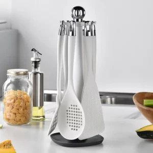 7Pcs Silicone Kitchen Utensils Scraper Spatula Cooking Tool Sets Kitchen Baking Utensils - Image 4