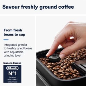 De'Longhi Coffee Machine MAGNIFICA EVO Fully Automatic Bean to Cup Coffee Machine, 12+ Functions, Ideal for Espresso, Americano, Cappuccino, Latte, Macchiato & More Coffee Recipes 1.8 L 1450 W ECAM290.81.TB Black - Image 5