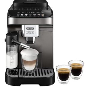 De'Longhi Coffee Machine MAGNIFICA EVO Fully Automatic Bean to Cup Coffee Machine, 12+ Functions, Ideal for Espresso, Americano, Cappuccino, Latte, Macchiato & More Coffee Recipes 1.8 L 1450 W ECAM290.81.TB Black - Image 8