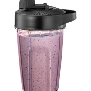 BLACK+DECKER High-Speed Blender, 1.85L BPA-Free Jar, 500ml Travel Cup, 20,000 RPM, 6-Blade, Stainless Steel, Smoothie & Ice Crush Presets, Variable Speed, 1.8 L 1200 W BXH1200-B5 Silver - Image 3