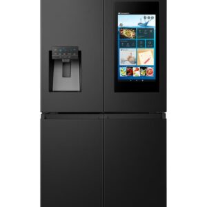Hisense Gross 759L/Net 760L Cross Door Refrigerator Fridge RQ760N4IF1, TFT Screen, Ice& Water Despneser, Smart Connectivity, Smart Diagnostic, Shopping List Function, Food Inventory Monitor, Impressive Recipes Function, Albums, Message Board, Screen Shareing, Premium Flat Door Design,Triple Cooling Zone, Antibacterial Guard, Inverter RQ760N4IF1 black - Image 8