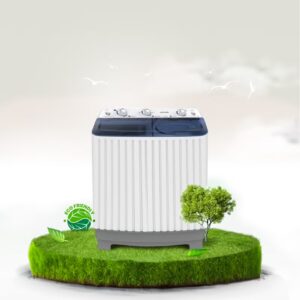 EGNRL 6.5 KG Wash/ 5.0 KG Spin Semi- Automatic Twin Tub Washing Machine, EGWM800, White (1 Year Brand Warranty) 6.5 kg 580 W EGWM800 White - Image 4