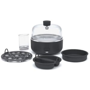 nutricook Eggi, 7 Egg Capacity Electric Egg Cooker for Boiled Eggs, Poached Eggs, Scrambled Eggs, or Omellette with Auto Shut-Off Features - EC207ME, 360 Watts, 2 Years limited Warranty 360 W NC-EC207ME-K Black - Image 4