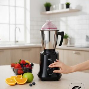 Impex 3 in 1 Mixer Grinder, Heavy Stainless Steel Jars, Heat-Resistant ABS Jar Base, Durable Copper Bushes, Universal Motor, 3-Speed & Pulse, Overheat Protection, Liquidizing, Dry, and Chutney Jar, 220-240V 750 W BL 390 Black - Image 7