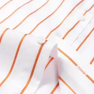 England Style Soft 100% Cotton Fashion Shirts Single Patch Pocket Long Sleeve Standard-fit Button-down Man Casual Striped Shirt - Image 5