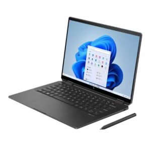 HP Spectre x360 14-eu0001nx 2-in-1 Convertible Touchscreen Laptop With 14 inch Touch 2.8K (2880x1800) OLED Display, Intel Ultra 7-155H Processor/32GB RAM/2TB SSD/Windows 11/Intel Arc Grahpics English/Arabic Nightfall Black Aluminum English/Arabic Nightfall Black Aluminum - Image 5