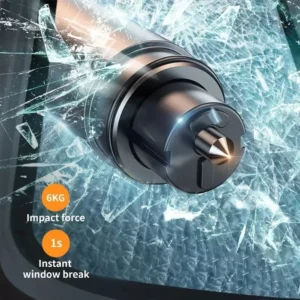 Aluminum Alloy Car Safety Rescue Hammer Automatic Seat Belt Cutter Window Breaker Emergency Rescue Tool - Image 3