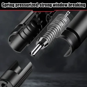 Aluminum Alloy Car Safety Rescue Hammer Automatic Seat Belt Cutter Window Breaker Emergency Rescue Tool - Image 4