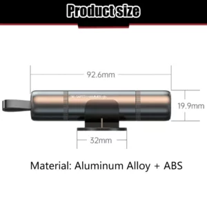 Aluminum Alloy Car Safety Rescue Hammer Automatic Seat Belt Cutter Window Breaker Emergency Rescue Tool - Image 6