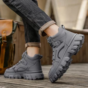 Fashionable Retro Workwear Boots Hot Selling Men's Casual shoe Chelsea Boots Suede Comfortable Ankle Boots Designer Shoes 2025 - Image 3