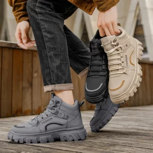 Fashionable Retro Workwear Boots Hot Selling Men's Casual shoe Chelsea Boots Suede Comfortable Ankle Boots Designer Shoes 2025 - Image 4