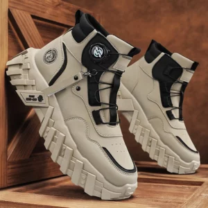 CYYTL Mens Boots Casual Shoes Outdoor Cowboy Winter Combat Tactical Chelsea Motorcycle Ankle Leather Work Hiking Designer Luxury - Image 3
