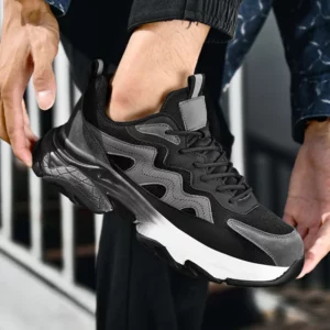 Men's Breathable Casual Sneakers Luxury Trainer Fashion Loafers Running Shoes - Comfortable Race Shoes for Male - Image 5