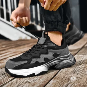 Men's Breathable Casual Sneakers Luxury Trainer Fashion Loafers Running Shoes - Comfortable Race Shoes for Male - Image 6