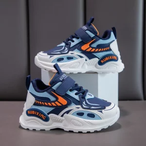 Fashion Girls Shoes Children Trainers 2025 New Luxury Cute Platform Kids Shoes Fashion Leather School Chunky Sneaker for Girls - Image 3