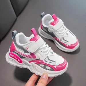 Fashion Girls Shoes Children Trainers 2025 New Luxury Cute Platform Kids Shoes Fashion Leather School Chunky Sneaker for Girls - Image 4
