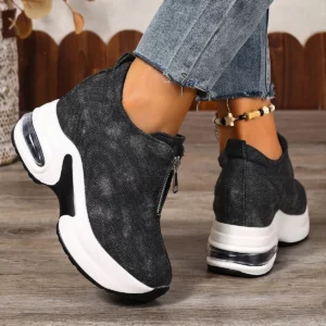 Women Sneakers Anti-slip Platform Wedge Sneakers Women Slip on Casual Lady Vulcanized Shoes Women Zapatos De Mujer2026 - Image 3