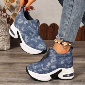 Women Sneakers Anti-slip Platform Wedge Sneakers Women Slip on Casual Lady Vulcanized Shoes Women Zapatos De Mujer2026 - Image 6