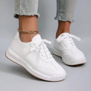 Spring new women's sports shoes, fashionable, breathable, lightweight, non-slip, wear-resistant, casual sports shoes, flat shoes - Image 7