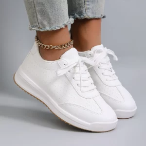 Spring new women's sports shoes, fashionable, breathable, lightweight, non-slip, wear-resistant, casual sports shoes, flat shoes - Image 8