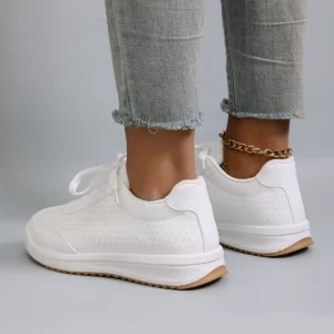 Spring new women's sports shoes, fashionable, breathable, lightweight, non-slip, wear-resistant, casual sports shoes, flat shoes - Image 6