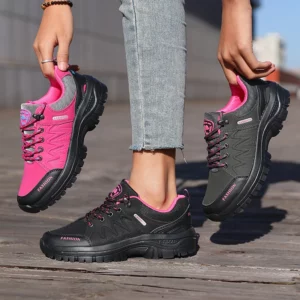 Women's Outdoor Hiking Shoes Non-slip Wear-resistant Breathable Trekking Shoes Lightweight Casual Sneakers for Camping Climbing - Image 4