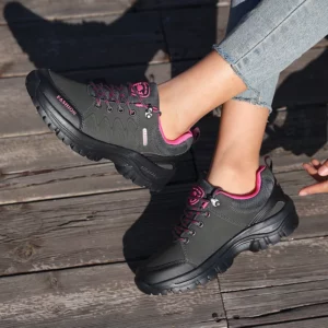 Women's Outdoor Hiking Shoes Non-slip Wear-resistant Breathable Trekking Shoes Lightweight Casual Sneakers for Camping Climbing - Image 6