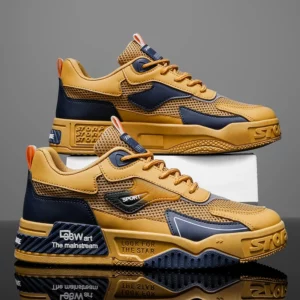 Breathable skate shoes. Men's fashionable casual sports shoes, outdoor street shoes, trendy and versatile men's shoes, suitable - Image 2