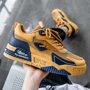 Breathable skate shoes. Men's fashionable casual sports shoes, outdoor street shoes, trendy and versatile men's shoes, suitable - Image 6