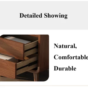 Mid-century Modern Tv Stand Cabinet Wooden Console Table Entertainment Center Tv Cabinet For Living Room - Image 5