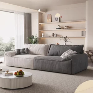 Minimalist Gray Living Room Sofas Designer Italian Individual Nordic Living Room Sofas Lounges Divano Soggiorno Home Furniture - Image 1