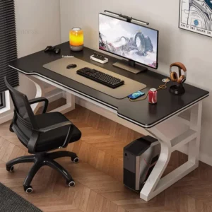 Desktop Iron art Computer Desks Modern Office table Home Office Furniture Student Computer Desk Rental House Simple Gaming Desk - Image 3