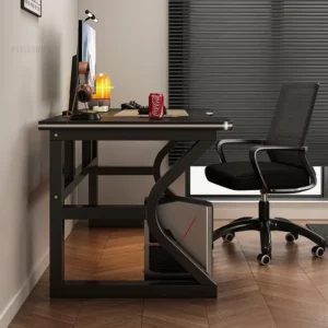Desktop Iron art Computer Desks Modern Office table Home Office Furniture Student Computer Desk Rental House Simple Gaming Desk - Image 5