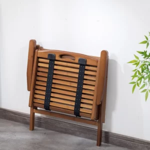 Outdoor Portable Folding Camping Chair Bamboo Summer Leisure Picnic Chair Home Balcony Back Nap Lounge Chair - Image 4