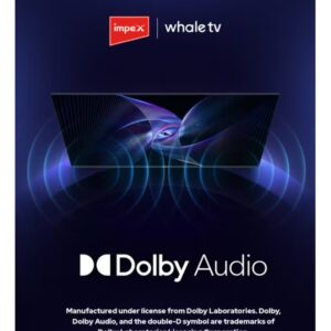 Impex 43 Inch QLED FHD Smart TV (Wios43Q) | Television, AI Voice Assistant with ChatGPT | 8GB ROM, 1GB RAM | Netflix, YouTube, Prime | A+ Panel | HDMI, USB, RJ45 | 2-Year Warranty Wios43Q black - Image 6