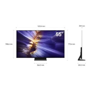 Samsung 55 Inch OLED TV, S90F, 4K, NQ4 AI Gen3 Processor, 4K AI Upscaling Pro, OLED HDR+, Motion Xcelerator 144Hz, Vision AI Smart TV, QA55S90FAUXZN (2025 - UAE Version) S90F GRAPHITE BLACK - Image 6