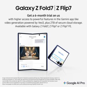 Samsung Galaxy Z Flip 7 Dual SIM Blue Shadow 12GB 256GB 5G - Middle East Version - Image 8