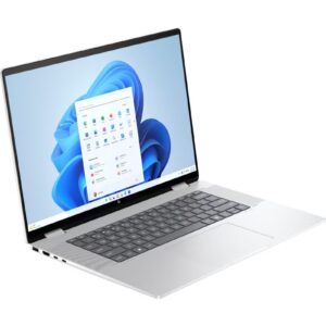 HP (Upgraded Version) Envy x360 2-in-1 A57E1EA 16-ac0015ne, 3K OLED 16-Inch Touch Display, Intel Core Ultra 7-155U Processor/16GB RAM/1TB SSD/Windows 11 Home / Glacier / Glacier English/Arabic Glacier silver - Image 6