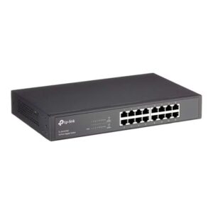 TP-LINK TL-SG1016D 16-Port Gigabit Desktop/Rackmount Switch, Plug & play, Auto MDI/MDIX, Auto Negotiation, Energy-Efficient Technology Black/White - Image 5