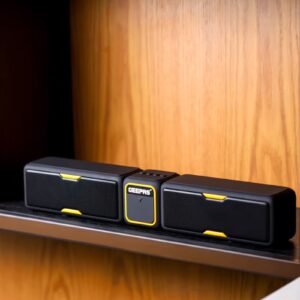 Geepas Bluetooth Speaker | with Hands-Free Calls | BT/USB/TF/FM/AUX |1500mAh Battery | Ideal for Parties, Movies, Playing Games | GMS11141UK Black - Image 2