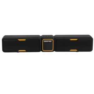 Geepas Bluetooth Speaker | with Hands-Free Calls | BT/USB/TF/FM/AUX |1500mAh Battery | Ideal for Parties, Movies, Playing Games | GMS11141UK Black - Image 4