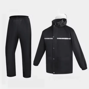 Adult Thick Waterproof RainCoat Rain Coat Motorcycle Rainsuit Motorcycle Rainwear Suit Reflective Riding Raincoat - Image 6