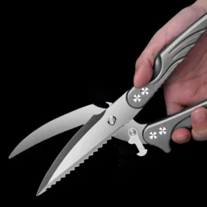 Kitchen scissors 304 stainless steel multi-functional cutting chicken duck goose bone special strong chicken bone scissors - Image 7