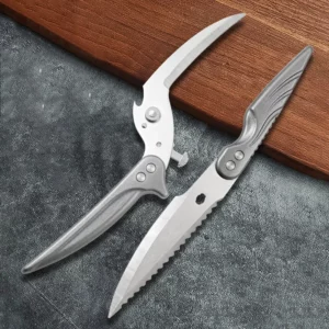 Kitchen scissors 304 stainless steel multi-functional cutting chicken duck goose bone special strong chicken bone scissors - Image 4