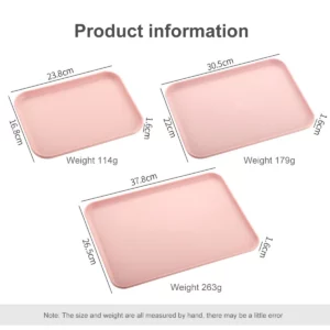 Rectangular Tray Plastic Restaurant Household Cup Tea Tray Catering Fast Food Barbecue Tray Kitchen Supplies - Image 3
