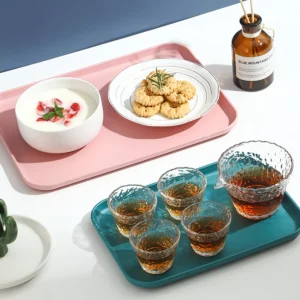 Rectangular Tray Plastic Restaurant Household Cup Tea Tray Catering Fast Food Barbecue Tray Kitchen Supplies - Image 4