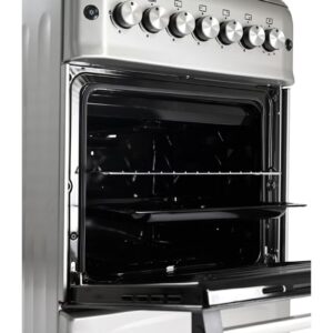 TORNADO Tornado 50x55cm Freestanding Cooker, Full Gas Cooking Range with 4 Burners, Automatic Ignition & full Safety, Cast Iron Pan Support, Stainless Steel Finish, Separate Knob, Turkey, 5T40BBS2W01AE 5T40BBS2W01AE Stainless steel - Image 4