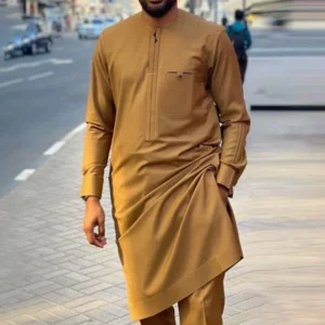 Mans Tracksuits Suits Set Kaftan Embroidered Long Sleeve Tops Pants 2Pcs Set Outfits Wedding Wear African Ethnic Casual Clothing - Image 6