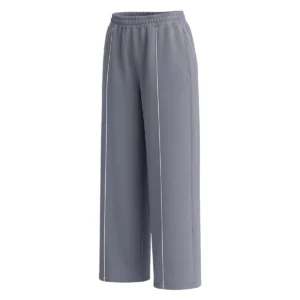 Sport Trousers Women Loose Casual Wide-leg Sport Pants with Pockets Stretch High Waist Fitness Running Yoga Pants Gym Sweatpants - Image 3